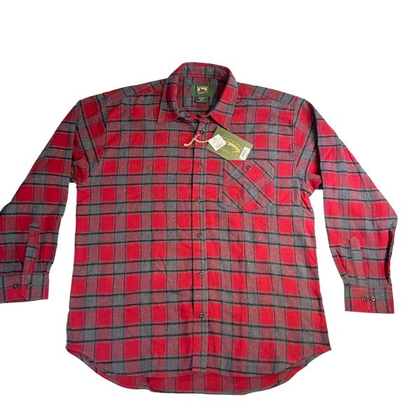 Stillwater Supply Co. Flannel Button Shirt Men's XL New with Tags Red Plaid - Picture 1 of 10